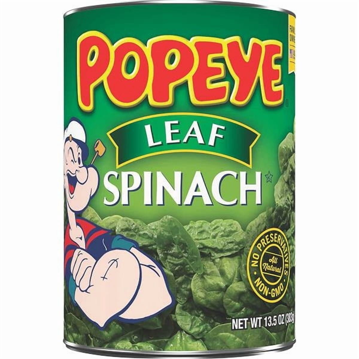 Popeye Leaf Spinach 13.5 oz (Pack of 4)