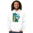 thumbnail image 1 of Popeye Never Quits Asian Inspired Men Big & Tall Graphic Hoodie Brisco Brands 4X, 1 of 5