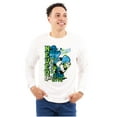 thumbnail image 1 of Popeye Never Quits Asian Inspired Men Big & Tall Long Sleeve Tee Brisco Brands 2X, 1 of 5