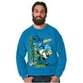 thumbnail image 1 of Popeye Never Quits Asian Inspired Men's Crewneck Sweatshirt Brisco Brands 5X, 1 of 6