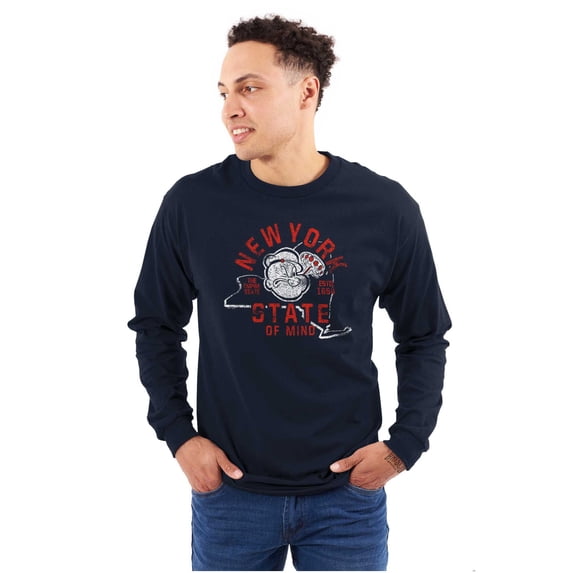 Popeye New York NY Local State Pride Long Sleeve TShirt Men Women Brisco Brands S