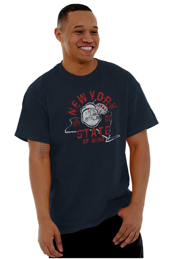New York NY Local State Pride Men's Graphic T Shirt Tees Brisco Brands X