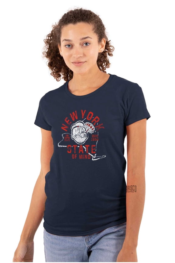 New York NY Local State Pride Women's T Shirt Ladies Tee Brisco Brands S