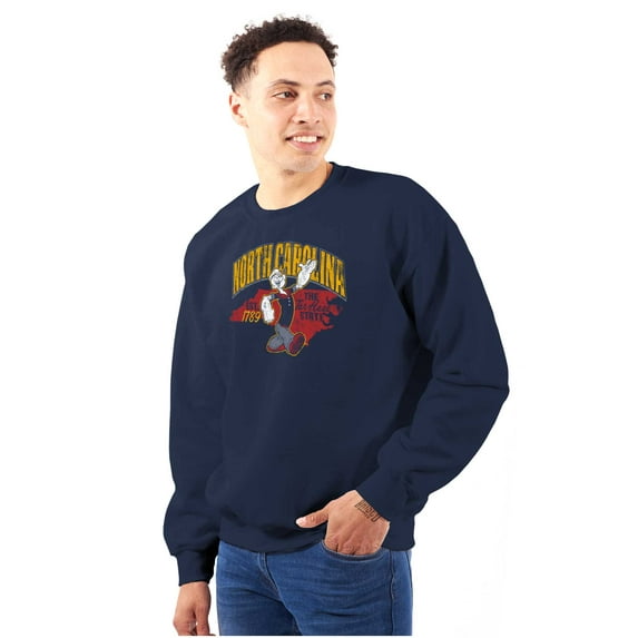 Popeye North Carolina NC Local State Sweatshirt for Men or Women Brisco Brands L
