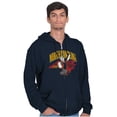 thumbnail image 1 of Popeye North Carolina NC Local State Zip Up Hoodie Men's Women's Brisco Brands S, 1 of 6