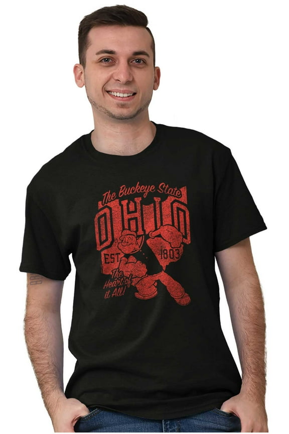 Ohio OH Local State Pride Men's Graphic T Shirt Tees Brisco Brands 3X