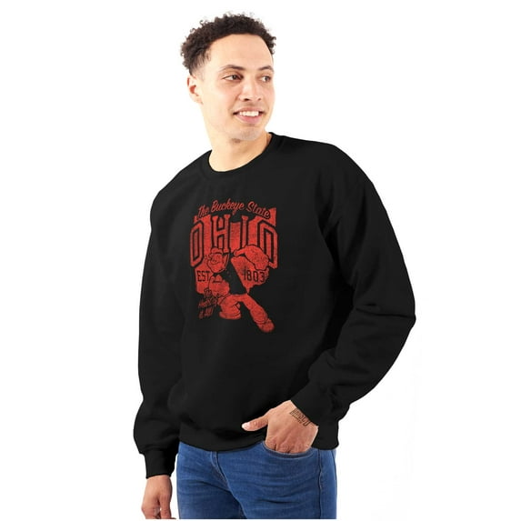 Popeye Ohio OH Local State Pride Unisex Plus Size Sweatshirt Brisco Brands 3X