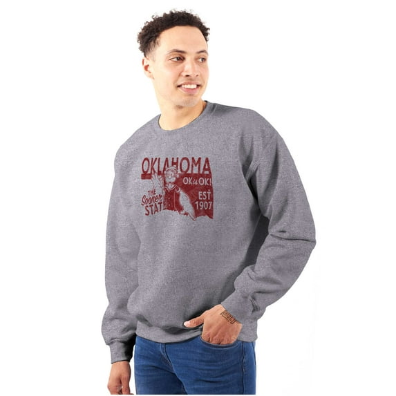 Popeye Oklahoma OK Local State Pride Unisex Plus Size Sweatshirt Brisco Brands 4X