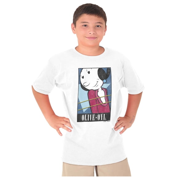 Popeye Olive Oyl Adorable Classic Girls Kids T Shirt Tees Teen Brisco Brands X