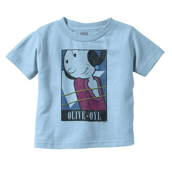 Popeye Olive Oyl Adorable Classic Youth T Shirt Tee Girls Infant Toddler Brisco Brands 12M