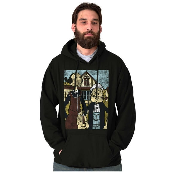 Popeye Olive Oyl American Modern Art Hoodie Sweatshirt Women Men Brisco Brands S