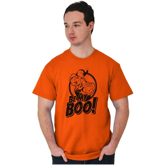 Popeye Olive Oyl Cartoon Cute My Boo Men's Graphic T Shirt Tees Brisco Brands S