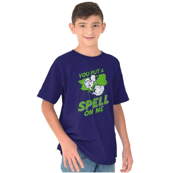 Popeye Olive Oyl Love Cute Cartoon Crewneck T Shirts Boy Girl Teen Brisco Brands L