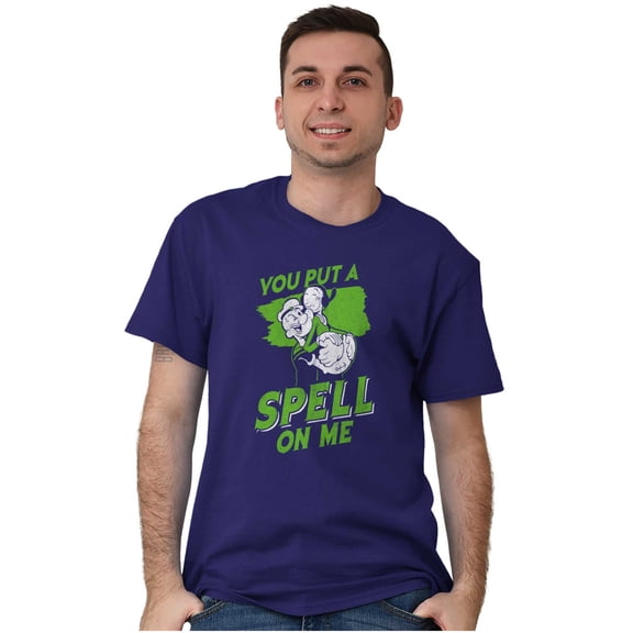 Popeye Olive Oyl Love Cute Cartoon Men's Graphic T Shirt Tees Brisco Brands 2X