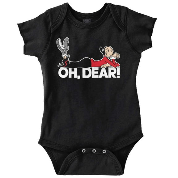 Popeye Olive Oyl Oh Dear Quote Bodysuit Jumper Girls Infant Baby Brisco Brands 12M