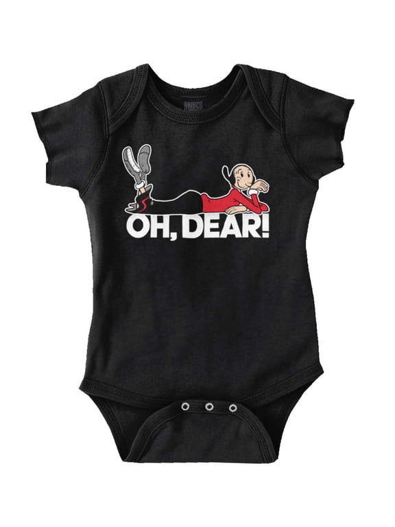 Popeye Olive Oyl Oh Dear Quote Bodysuit Jumper Girls Infant Baby Brisco Brands 6M