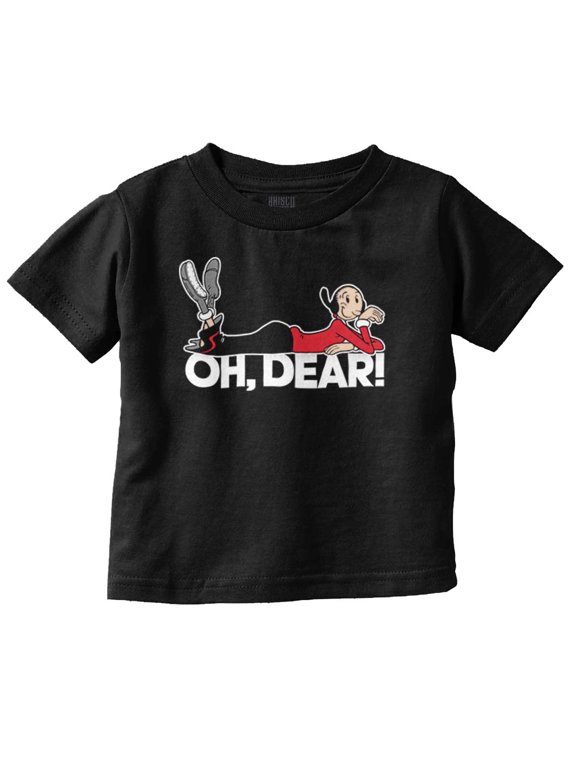 Popeye Olive Oyl Oh Dear Quote Youth T Shirt Tee Girls Infant Toddler Brisco Brands 3T