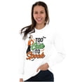 thumbnail image 1 of Popeye Olive Oyl Too Cute Halloween Women's Long Sleeve T Shirt Brisco Brands S, 1 of 6