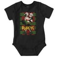 thumbnail image 1 of Popeye Olive Oyl Ugly Christmas Baby Romper Boys or Girls Brisco Brands NB, 1 of 6