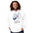 thumbnail image 1 of Popeye Patriotic American Flag Strong Hoodie Sweatshirt Women Men Brisco Brands M, 1 of 6