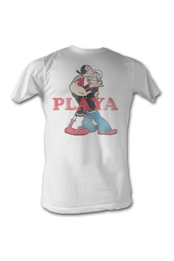 Popeye Playa Licensed Adult T Shirt