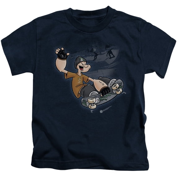 Popeye Popeye Sk8 Youth 18/1 T-Shirt Navy