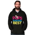 thumbnail image 1 of Popeye Pops Knows Best Dad Father Men Big & Tall Graphic Hoodie Brisco Brands 4X, 1 of 5