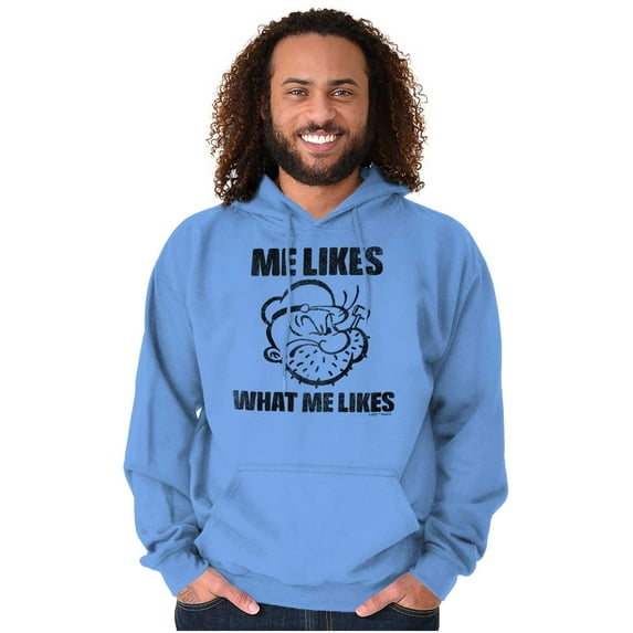 Popeye Quote What Me Likes Hoodie Sweatshirt Women Men Brisco Brands X