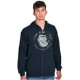 thumbnail image 1 of Popeye Sailor Man Quote What I Yam Unisex Plus Size Zip Hoodie Brisco Brands 2X, 1 of 4