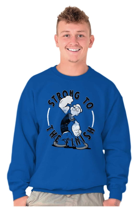 Sailor Man Strong To Finish Unisex Plus Size Sweatshirt Brisco Brands 3X