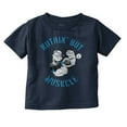 thumbnail image 1 of Popeye Sailor Nuthin But Muskcle Cool Youth T Shirt Tee Boys Infant Toddler Brisco Brands 12M, 1 of 5