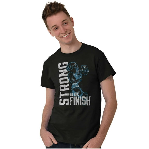 Popeye Sailor Strong To The Finish Unisex Plus Size Graphic Tee Brisco Brands 3X