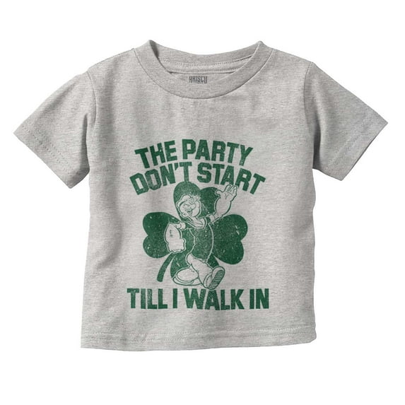 Popeye Saint Patricks Day Party Toddler Boy Girl T Shirt Infant Toddler Brisco Brands 12M