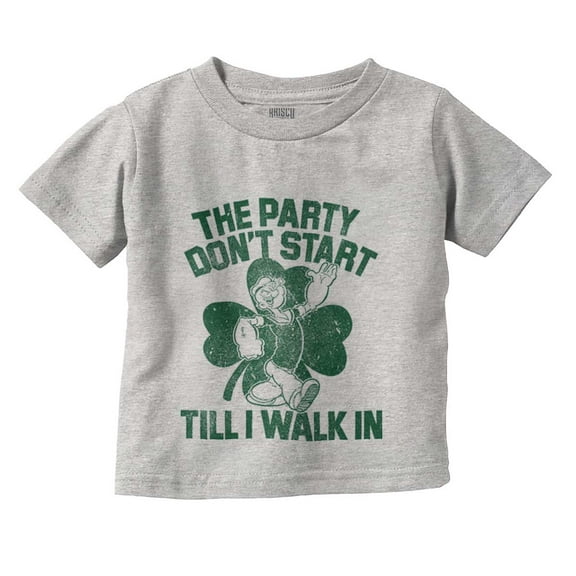 Popeye Saint Patricks Day Party Toddler Boy Girl T Shirt Infant Toddler Brisco Brands 12M
