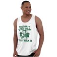 thumbnail image 1 of Popeye Saint Patricks Day Party Unisex Plus Size Tank Top Brisco Brands 2X, 1 of 5