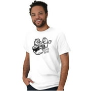 Popeye Sketch Old School Tattoo Style Men's Graphic T Shirt Tees Brisco Brands X
