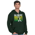 thumbnail image 1 of Popeye Sorry I Was Hangry Funny Retro Zip Up Hoodie Men's Women's Brisco Brands X, 1 of 6