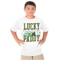 thumbnail image 1 of Popeye St Patricks Lucky Paddy Boys Kids T Shirt Tees Tops Teen Brisco Brands XS, 1 of 5