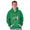thumbnail image 1 of Popeye St Patricks Lucky Paddy Hoodie Hooded Sweatshirt Men Brisco Brands X, 1 of 6