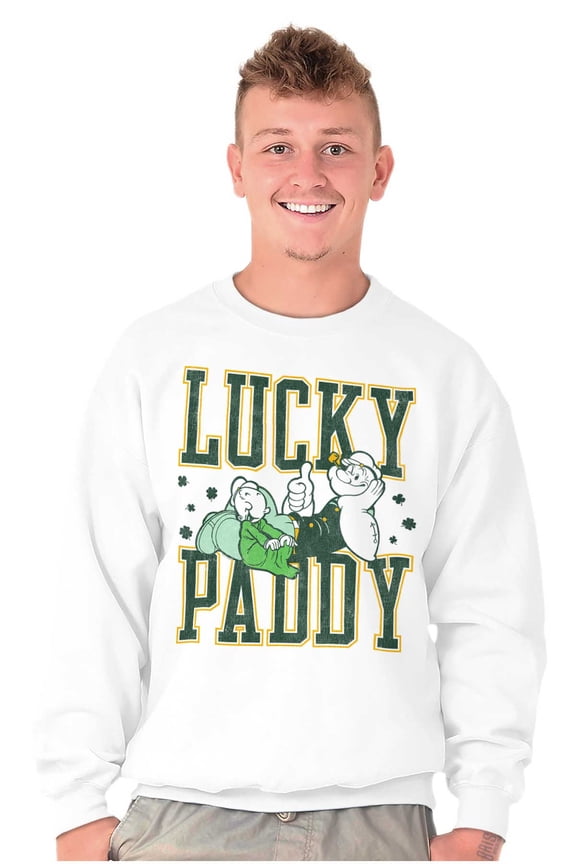 St Patricks Lucky Paddy Men Big & Tall Sweatshirt Brisco Brands 5X