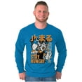 thumbnail image 1 of Popeye Stay Hungry Asian Inspired Men Big & Tall Long Sleeve Tee Brisco Brands 5X, 1 of 6