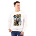 thumbnail image 1 of Popeye Stay Hungry Asian Inspired Men's Crewneck Sweatshirt Brisco Brands S, 1 of 6