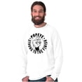 thumbnail image 1 of Popeye Strong To The Finish Flexing Unisex Plus Size Long Sleeve Shirt Brisco Brands 2X, 1 of 4