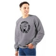 thumbnail image 1 of Popeye Strong To The Finish Flexing Unisex Plus Size Sweatshirt Brisco Brands 2X, 1 of 4
