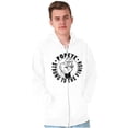 thumbnail image 1 of Popeye Strong To The Finish Flexing Unisex Plus Size Zip Hoodie Brisco Brands 2X, 1 of 5