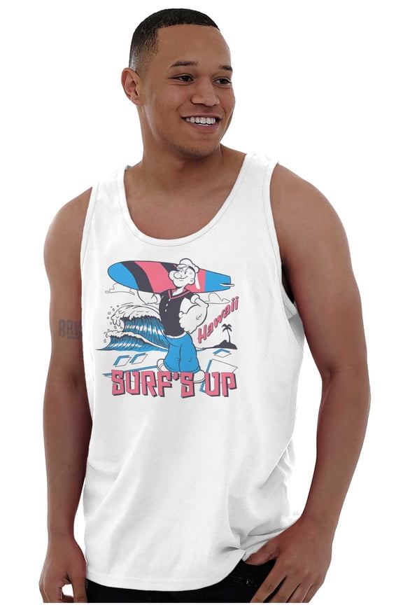 Surf's Up Hawaii Cartoon Tank Top T Shirts Men Women Brisco Brands S