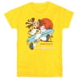 thumbnail image 1 of Popeye Surfs Up Women's T-Shirt Yellow, 1 of 1