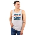 thumbnail image 1 of Popeye The Sailor American Muscle Men Big & Tall Tank Top Brisco Brands 2X, 1 of 5