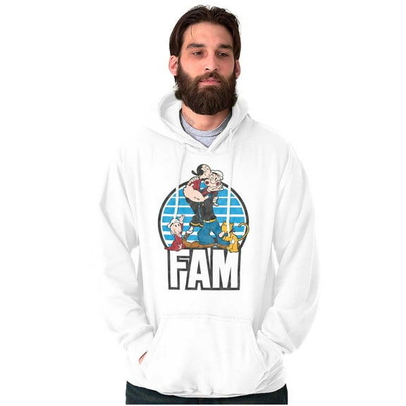 Popeye The Sailor Fam Adorable Family Hoodie Sweatshirt Women Men Brisco Brands L