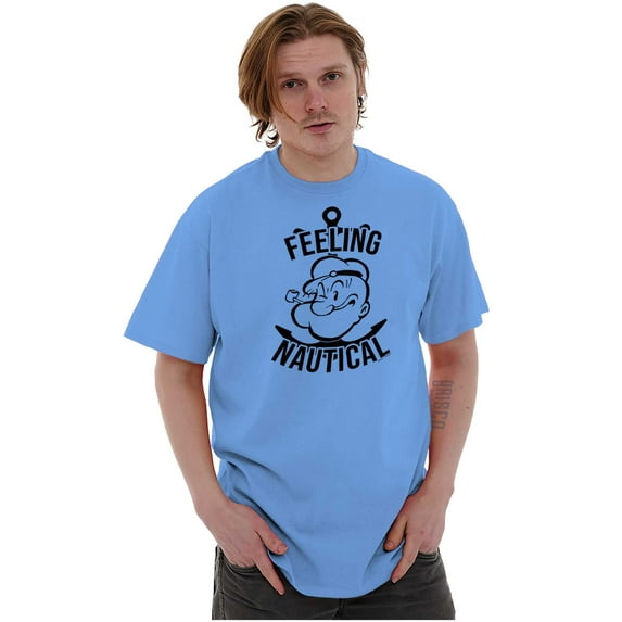Popeye The Sailor Feeling Nautical Unisex Plus Size Graphic Tee Brisco Brands 5X